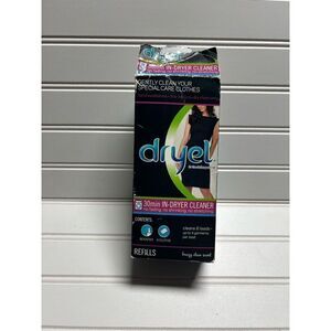 Dryel At-Home Dry Cleaner Refill Kit Booster Spray 6 Loads Open Box